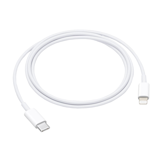 Original Apple USB-C na Lightning kabel (1m) - podatkovni in polnilni kabel - bel