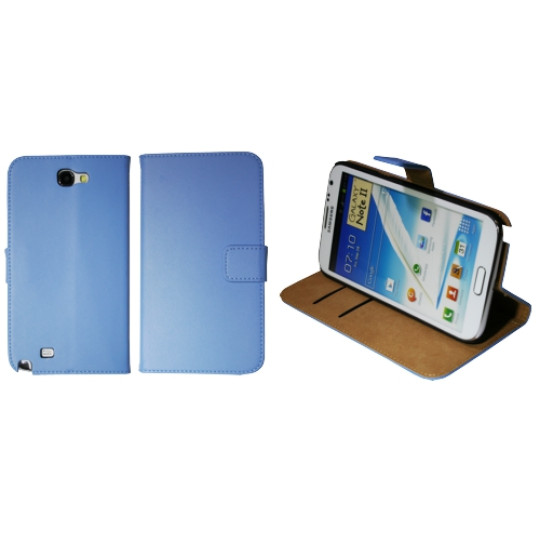 Samsung Galaxy Note 2 - Preklopna torbica (04) - modra