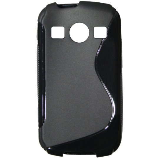 Samsung Galaxy Xcover 2 - Gumiran ovitek (TPU) - črn SLine