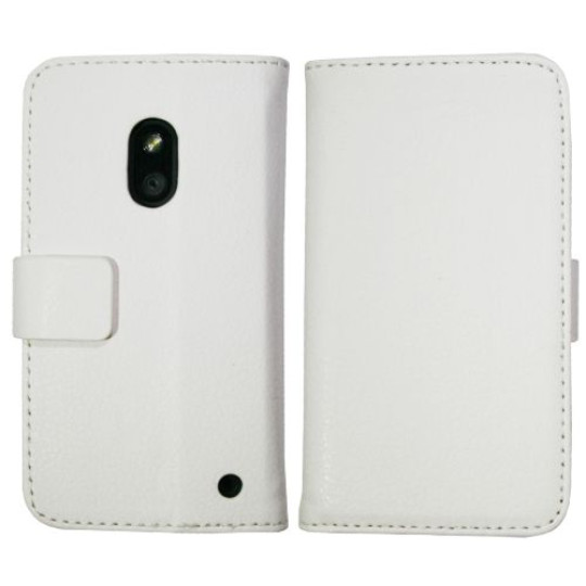 Nokia Lumia 620 - Preklopna torbica (WL) - bela