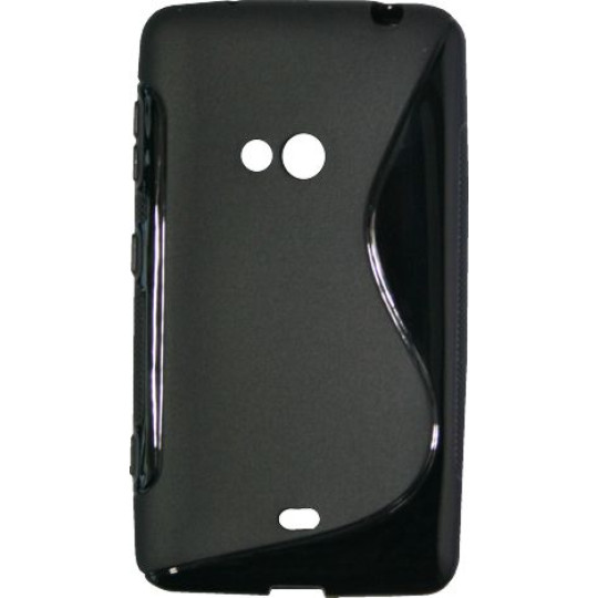 Nokia Lumia 625 - Gumiran ovitek (TPU) - črn SLine