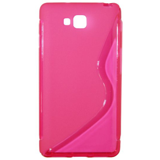 LG Optimus L9 II - Gumiran ovitek (TPU) - roza-prosojen SLine