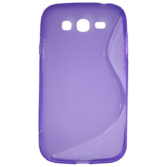 Samsung Galaxy Grand/Grand Neo - Gumiran ovitek (TPU) - vijolično-prosojen SLine