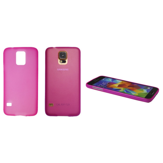 Samsung Galaxy S5/S5 Neo - Gumiran ovitek (TPUT) - roza