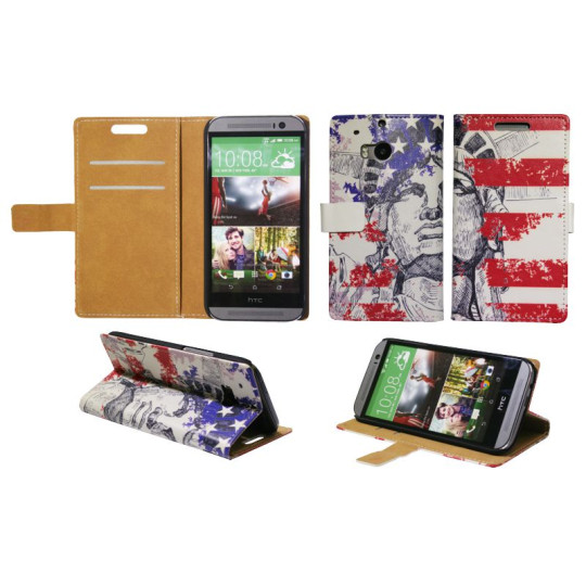 HTC One M8 - Preklopna torbica (WLP) - New York