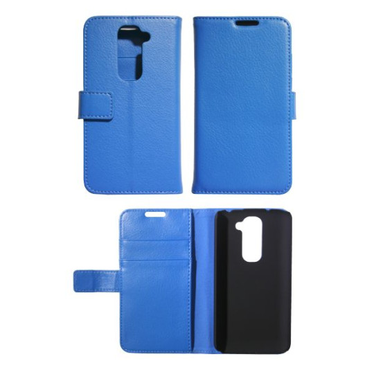 LG G2 mini - Preklopna torbica (WL) - modra