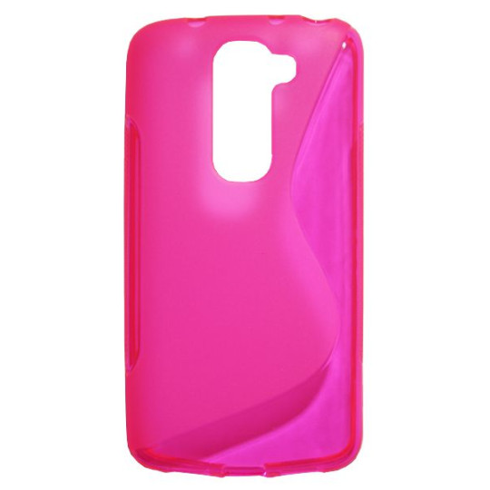 LG G2 mini - Gumiran ovitek (TPU) - roza-prosojen SLine