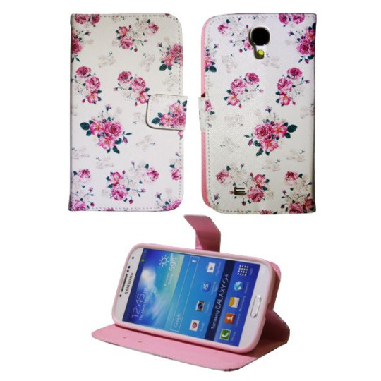 Samsung Galaxy S4 - Preklopna torbica (WLGP) - Flowers
