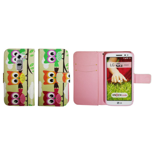 LG G2 mini - Preklopna torbica (WLGP) - Flowers