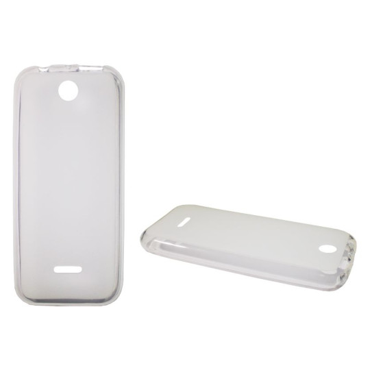 Nokia 225 - Gumiran ovitek (TPU) - belo-prosojen SLine
