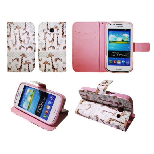 Samsung Galaxy Core - Preklopna torbica (WLGP) - Giraffe