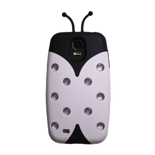 Samsung Galaxy S4 - Okrasni pokrovček (Pikapolonica) - bel