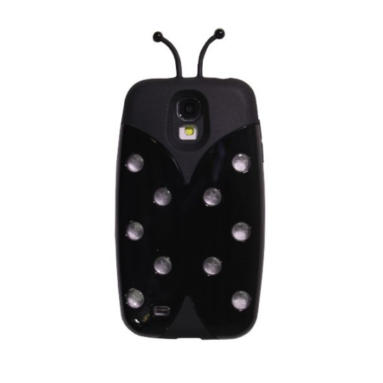 Samsung Galaxy S4 - Okrasni pokrovček (Pikapolonica) - črn