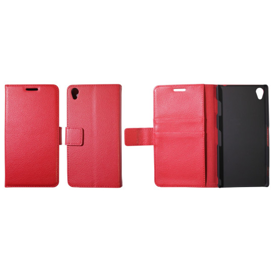 Sony Xperia Z3 - Preklopna torbica (WL) - rdeča