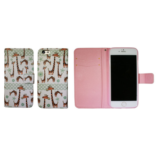 Apple iPhone 6Plus/6SPlus - Preklopna torbica (WLGP) - Giraffe