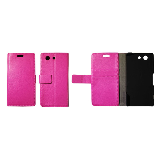 Sony Xperia Z3 Compact/Mini - Preklopna torbica (WL) - roza