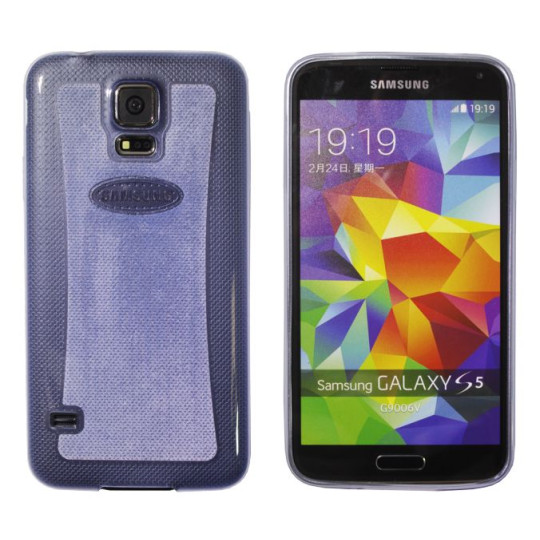 Samsung Galaxy S5/S5 Neo - Gumiran ovitek (19) - moder