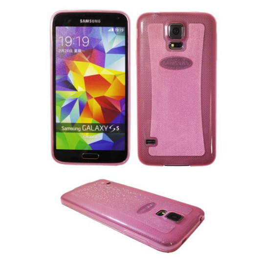 Samsung Galaxy S5/S5 Neo - Gumiran ovitek (19) - roza