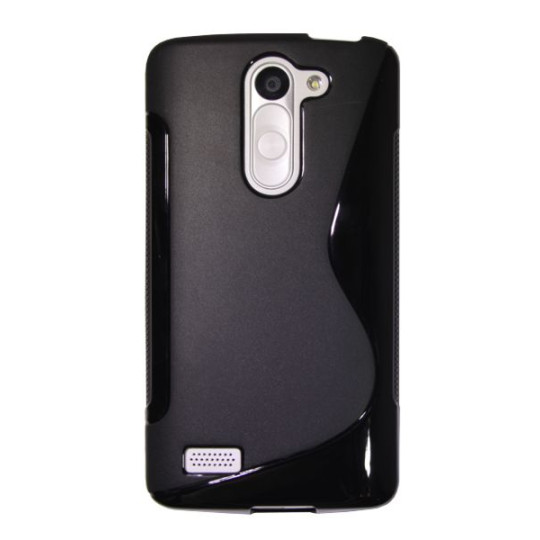 LG L Bello - Gumiran ovitek (TPU) - črn SLine