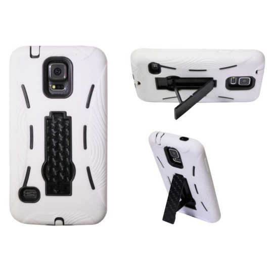 Samsung Galaxy S5/S5 Neo - Gumiran ovitek (26) - bel