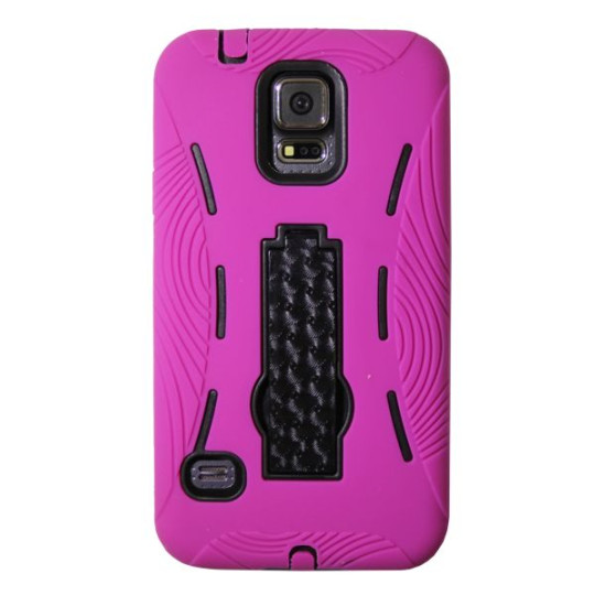 Samsung Galaxy S5/S5 Neo - Gumiran ovitek (26) - vijoličen