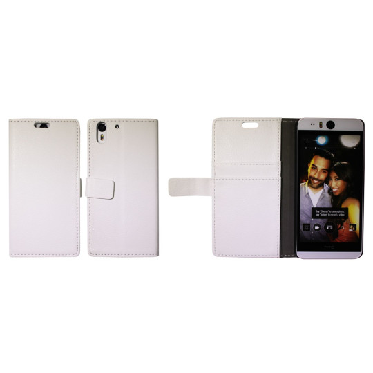 HTC Desire Eye - Preklopna torbica (WL) - bela