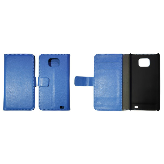Samsung Galaxy S II - Preklopna torbica (WL) - modra
