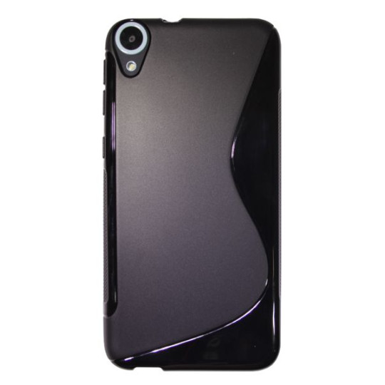 HTC Desire 820 - Gumiran ovitek (TPU) - črn SLine