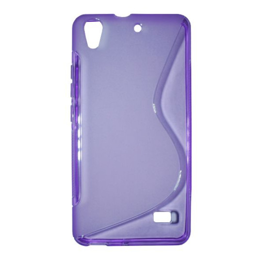 Huawei Ascend G620 - Gumiran ovitek (TPU) - vijolično-prosojen SLine