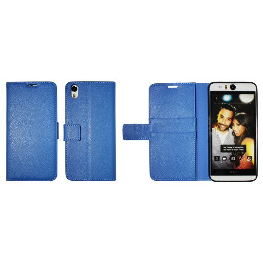 HTC Desire Eye - Preklopna torbica (WLG) - modra