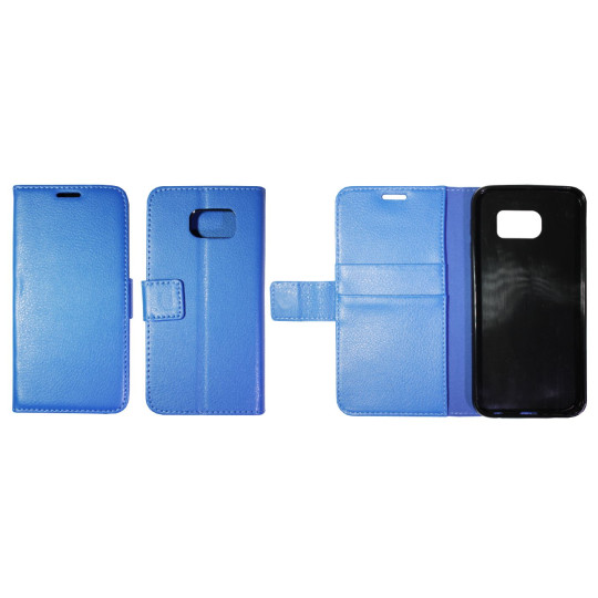 Samsung Galaxy S6 - Preklopna torbica (WLG) - modra