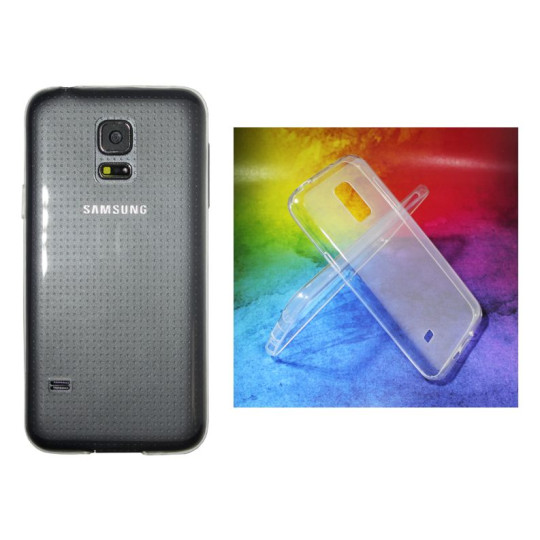 Samsung Galaxy S5 Mini - Gumiran ovitek (TPUA) - prosojen