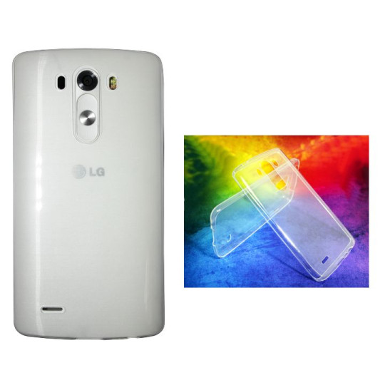 LG G3 - Gumiran ovitek (TPUA) - prosojen