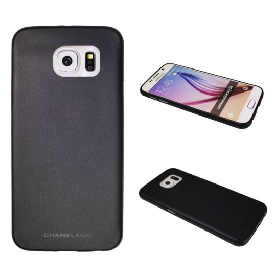 Samsung Galaxy S6 - Gumiran ovitek (TPUT) - črn