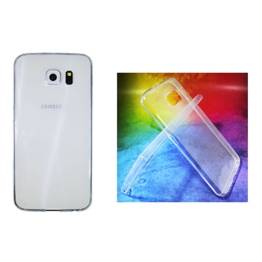 Samsung Galaxy S6 - Gumiran ovitek (TPUA) - prosojen