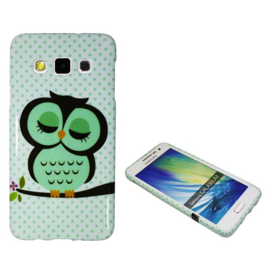 Samsung Galaxy A3 - Gumiran ovitek (TPUP) - Owl