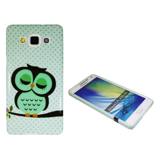 Samsung Galaxy A5 - Gumiran ovitek (TPUP) - Owl