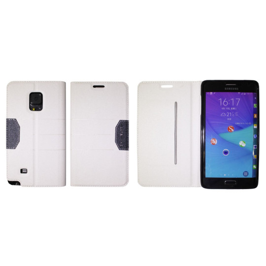 Samsung Galaxy Note Edge - Preklopna torbica (47G) - bela