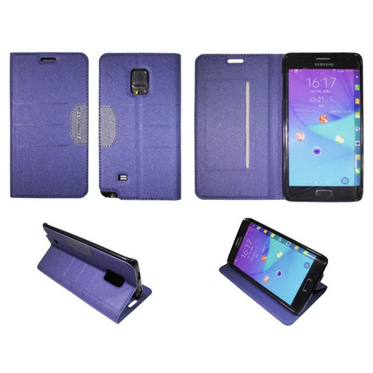Samsung Galaxy Note Edge - Preklopna torbica (47G) - modra
