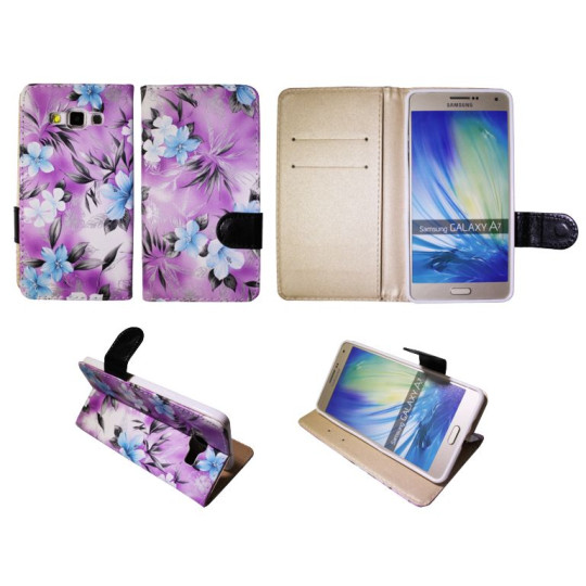 Samsung Galaxy A7 - Preklopna torbica (64) - vijolična
