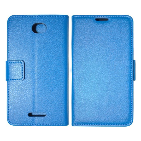 Sony Xperia E4 - Preklopna torbica (WLG) - modra