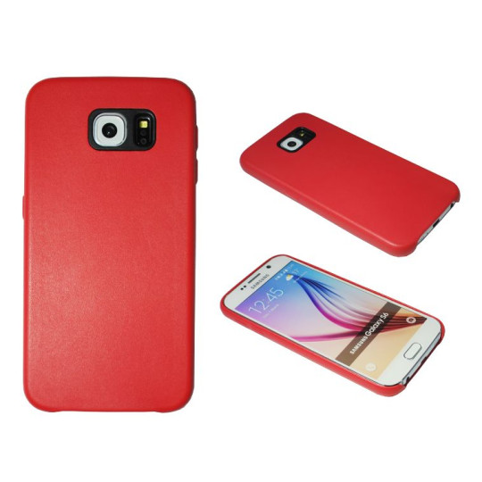 Samsung Galaxy S6 - Okrasni pokrovček (43A) - rdeč