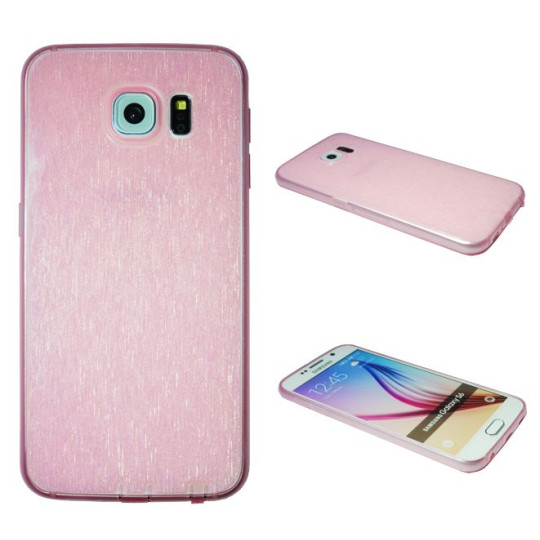 Samsung Galaxy S6 - Gumiran ovitek (21B) - roza