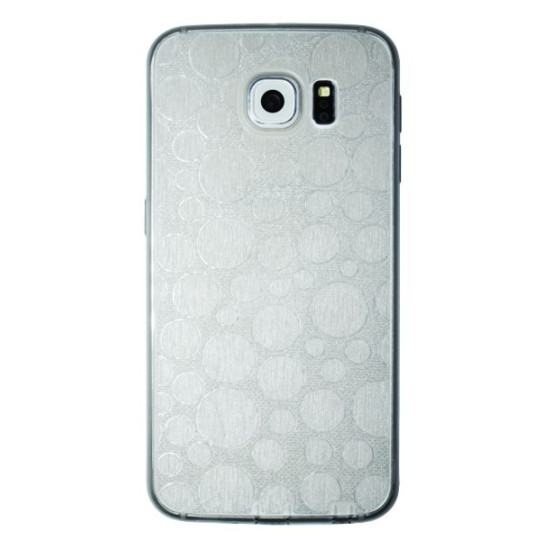 Samsung Galaxy S6 - Gumiran ovitek (21krogci) - siv