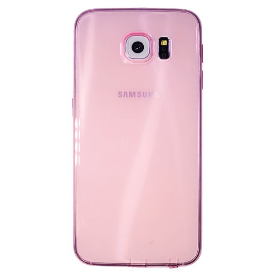 Samsung Galaxy S6 - Gumiran ovitek (22) - roza