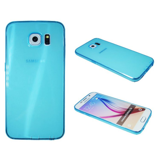 Samsung Galaxy S6 - Gumiran ovitek (22) - moder
