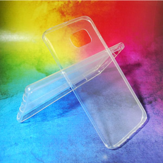 Samsung Galaxy S6 Edge - Gumiran ovitek (TPUA) - prosojen