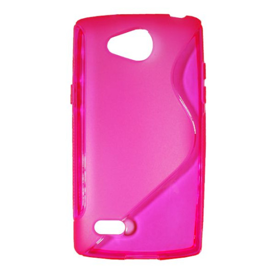 LG Joy - Gumiran ovitek (TPU) - roza-prosojen SLine