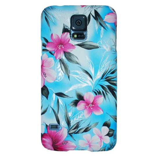 Samsung Galaxy S5/S5 Neo - Okrasni pokrovček (64P) - moder