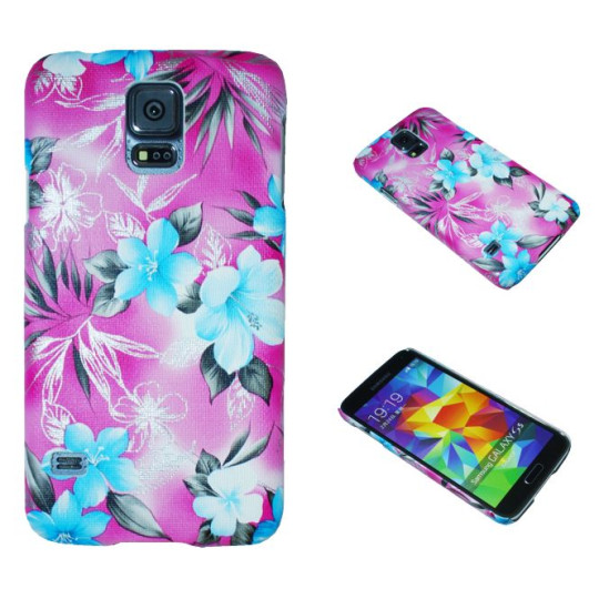 Samsung Galaxy S5/S5 Neo - Okrasni pokrovček (64P) - roza